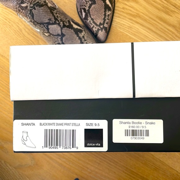 Dolce Vita Shanta Snake Print Bootie - Brand New / Sold Out! - Picture 4 of 5